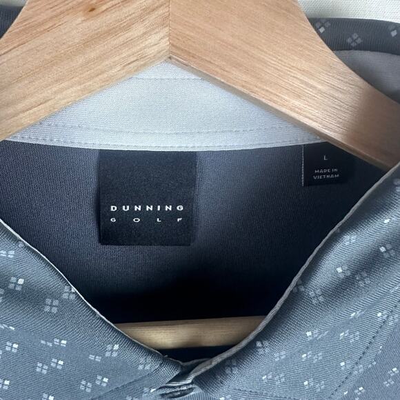 NWT Dunning Men's Size L Polo Golf Shirt Casual Collared Short Sleeve - Picture 5 of 9